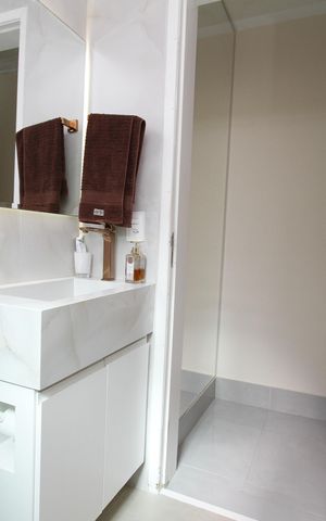 Apartamento à venda com 94m², 1 quarto e 1 vagaBanheiro Social