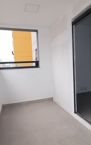 Apartamento à venda com 44m², 2 quartos e 1 vagaVaranda