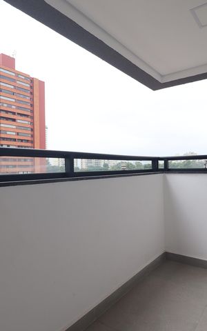 Apartamento à venda com 44m², 2 quartos e 1 vagaVaranda