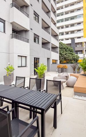 Studio para alugar com 27m², 1 quarto e sem vaga Studio para alugar com 27m², 1 quarto e sem vagaChurrasqueira
