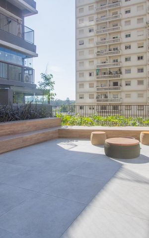 Studio à venda com 35m², 1 quarto e sem vaga