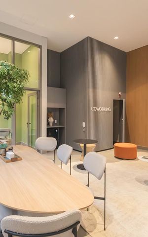 Apartamento à venda com 50m², 1 quarto e 1 vaga Apartamento à venda com 50m², 1 quarto e 1 vagaCoworking