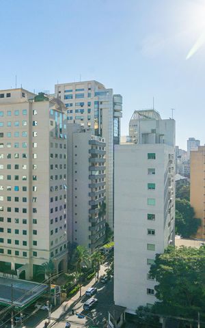 Studio para alugar com 30m², 1 quarto e 1 vagaVista da varanda