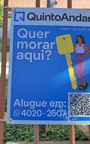 Apartamento para alugar com 66m², 2 quartos e 1 vaga Apartamento para alugar com 66m², 2 quartos e 1 vagaPlaca na Fachada