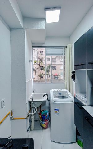 Apartamento à venda com 42m², 2 quartos e sem vagaCozinha e Área de Serviço