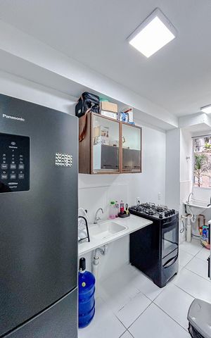 Apartamento à venda com 42m², 2 quartos e sem vagaCozinha e Área de Serviço