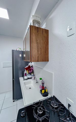Apartamento à venda com 42m², 2 quartos e sem vagaCozinha e Área de Serviço