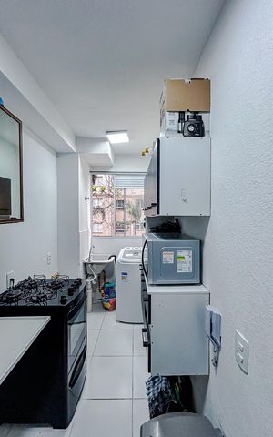 Apartamento à venda com 42m², 2 quartos e sem vagaCozinha e Área de Serviço