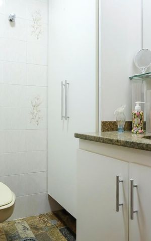 Apartamento à venda com 160m², 3 quartos e 2 vagasBanheiro da suíte 1