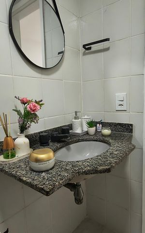 Apartamento à venda com 84m², 3 quartos e 1 vaga Apartamento à venda com 84m², 3 quartos e 1 vagaBanheiro da Suíte