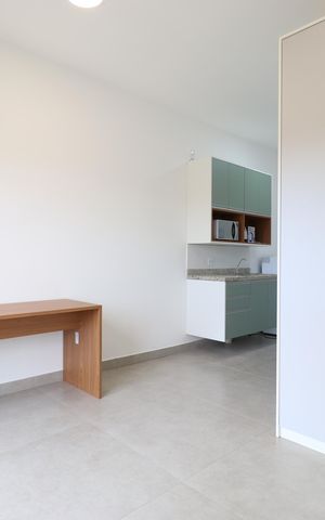 Apartamento para alugar com 24m², 1 quarto e sem vagaSala/Quarto