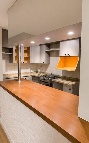 Apartamento à venda com 70m², 1 quarto e 2 vagas Apartamento à venda com 70m², 1 quarto e 2 vagasCozinha