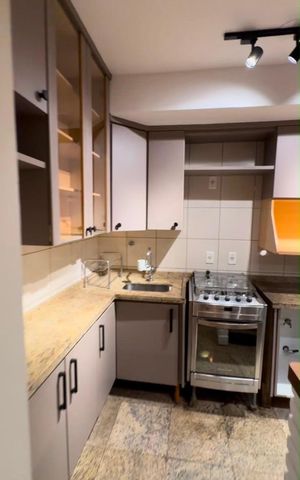 Apartamento à venda com 70m², 1 quarto e 2 vagas Apartamento à venda com 70m², 1 quarto e 2 vagasCozinha
