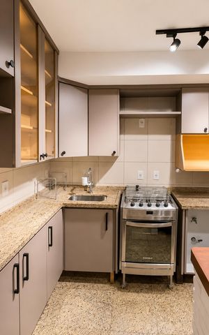 Apartamento à venda com 70m², 1 quarto e 2 vagas Apartamento à venda com 70m², 1 quarto e 2 vagasCozinha