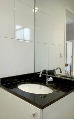 Apartamento para alugar com 45m², 1 quarto e sem vaga Apartamento para alugar com 45m², 1 quarto e sem vagaBanheiro
