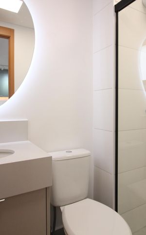Studio para alugar com 24m², 1 quarto e sem vagaBanheiro