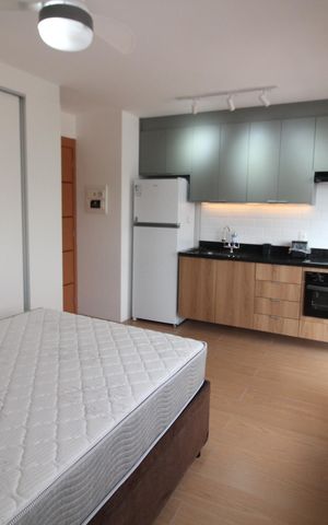 Studio para alugar com 24m², 1 quarto e sem vagaSala/Cozinha