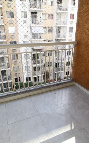 Apartamento à venda com 50m², 2 quartos e 1 vagaVaranda da sala