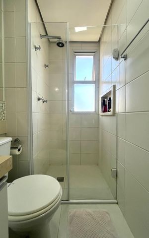 Apartamento à venda com 80m², 3 quartos e 2 vagas Apartamento à venda com 80m², 3 quartos e 2 vagasBanheiro