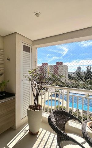 Apartamento à venda com 80m², 3 quartos e 2 vagas Apartamento à venda com 80m², 3 quartos e 2 vagasSacada