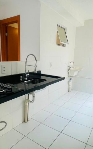 Apartamento para alugar com 46m², 2 quartos e 1 vaga Apartamento para alugar com 46m², 2 quartos e 1 vagaCozinha e Área de Serviço