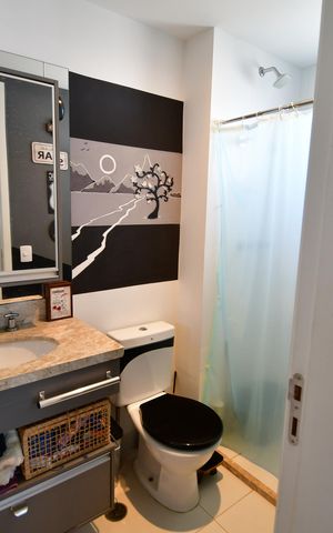 Apartamento para alugar com 74m², 2 quartos e 2 vagasBanheiro Suíte