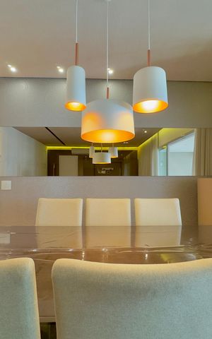 Apartamento para alugar com 116m², 2 quartos e 2 vagas Apartamento para alugar com 116m², 2 quartos e 2 vagasSala de Jantar