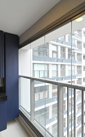 Studio para alugar com 31m², 1 quarto e sem vagaVaranda