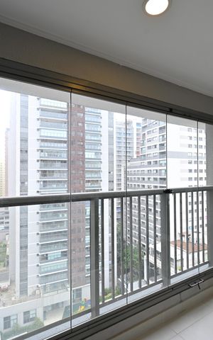 Studio para alugar com 31m², 1 quarto e sem vagaVaranda