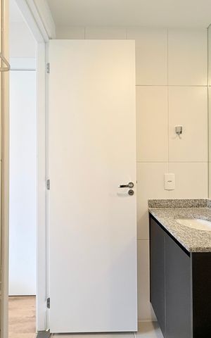 Apartamento para alugar com 27m², 1 quarto e sem vaga Apartamento para alugar com 27m², 1 quarto e sem vagaBanheiro