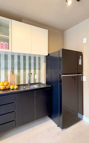 Apartamento para alugar com 27m², 1 quarto e sem vaga Apartamento para alugar com 27m², 1 quarto e sem vagaCozinha