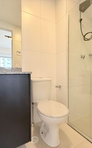 Apartamento para alugar com 27m², 1 quarto e sem vaga Apartamento para alugar com 27m², 1 quarto e sem vagaBanheiro