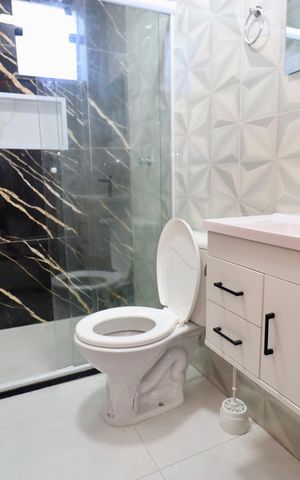 Studio para alugar com 35m², 1 quarto e sem vaga Studio para alugar com 35m², 1 quarto e sem vagaBanheiro