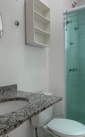 Apartamento para alugar com 49m², 1 quarto e 1 vagaBanheiro da Suíte