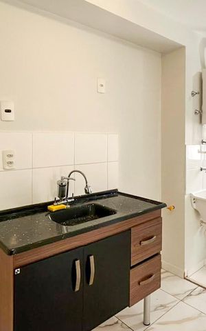Apartamento para alugar com 35m², 2 quartos e sem vaga Apartamento para alugar com 35m², 2 quartos e sem vagaCozinha