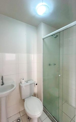 Apartamento para alugar com 35m², 2 quartos e sem vaga Apartamento para alugar com 35m², 2 quartos e sem vagaBanheiro
