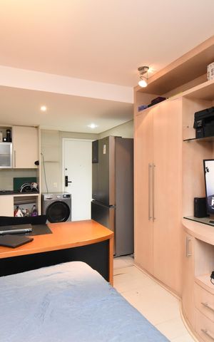 Studio para alugar com 35m², 1 quarto e 1 vagaStudio