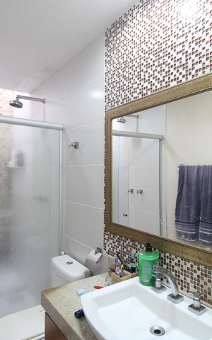 Casa de condomínio à venda com 250m², 3 quartos e 1 vagaBanheiro da suíte