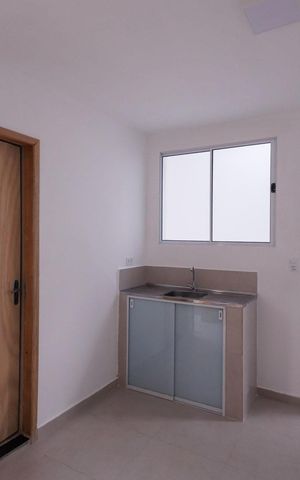 Studio para alugar com 25m², 1 quarto e sem vaga Studio para alugar com 25m², 1 quarto e sem vagaQuarto e Cozinha