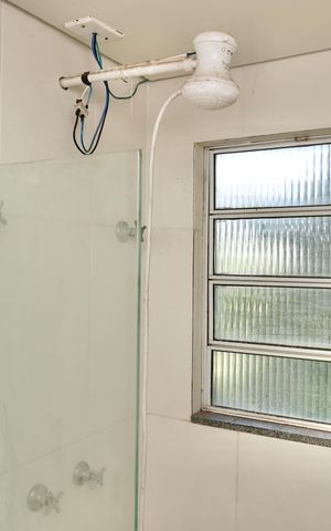 Studio para alugar com 42m², 1 quarto e sem vaga Studio para alugar com 42m², 1 quarto e sem vagaBanheiro da Suíte