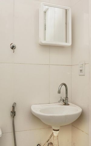 Studio para alugar com 42m², 1 quarto e sem vaga Studio para alugar com 42m², 1 quarto e sem vagaBanheiro da Suíte