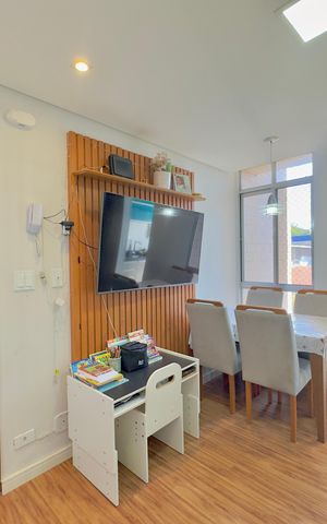 Apartamento à venda com 50m², 2 quartos e 1 vaga Apartamento à venda com 50m², 2 quartos e 1 vagaSala