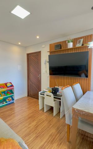 Apartamento à venda com 50m², 2 quartos e 1 vaga Apartamento à venda com 50m², 2 quartos e 1 vagaSala
