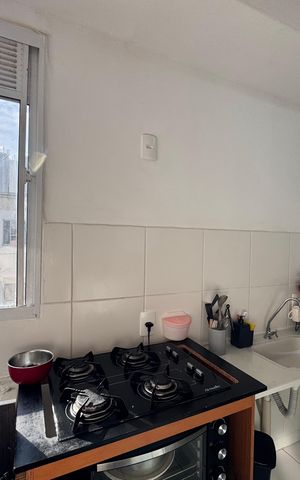 Apartamento à venda com 46m², 2 quartos e sem vaga Apartamento à venda com 46m², 2 quartos e sem vagaCozinha e Área de Serviço