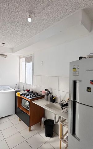 Apartamento à venda com 46m², 2 quartos e sem vaga Apartamento à venda com 46m², 2 quartos e sem vagaCozinha e Área de Serviço
