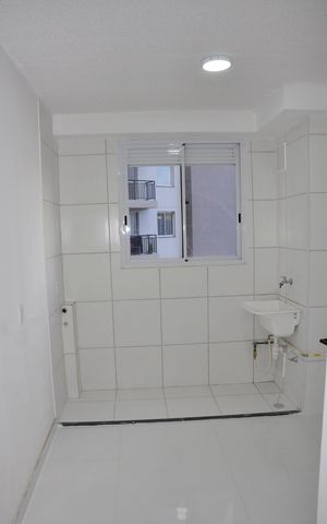 Apartamento para alugar com 39m², 2 quartos e sem vaga Apartamento para alugar com 39m², 2 quartos e sem vagaDetalhe - Cozinha Americana e Área de Serviço