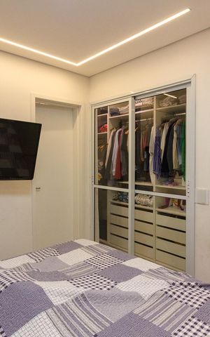 Apartamento para alugar com 64m², 1 quarto e 2 vagasSuíte