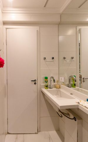 Apartamento para alugar com 64m², 1 quarto e 2 vagasBanheiro da Suíte