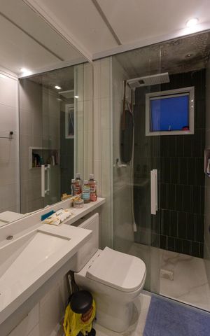 Apartamento para alugar com 64m², 1 quarto e 2 vagasBanheiro da Suíte