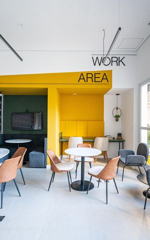 Studio para alugar com 35m², 1 quarto e sem vaga Studio para alugar com 35m², 1 quarto e sem vagaCoworking